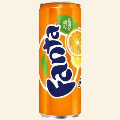 24 canettes de fanta orange 33 cl 1