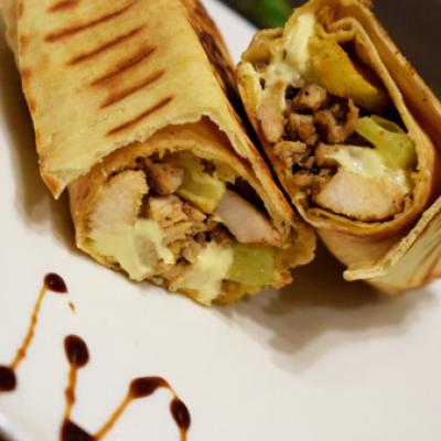 Sandwichs shawarma poulet